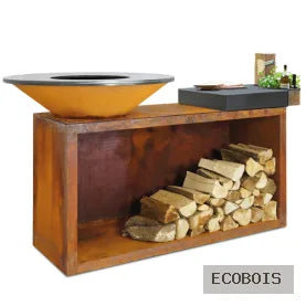 Plancha OFYR ISLAND CORTEN 85 CERAMIQUE GRIS