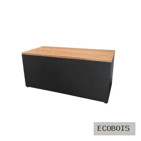 OFYR GARDEN BENCH BLACK BOIS DE TECK