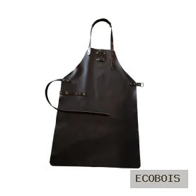 OFYR TABLIER EN CUIR NOIR