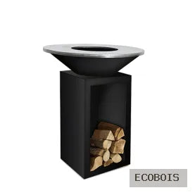 Plancha à bûches OFYR CLASSIC STORAGE BLACK 85