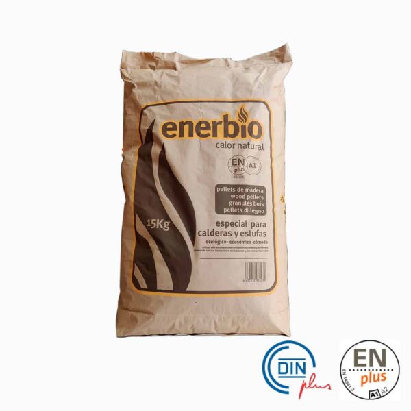 Sac papier ENERBIO de granulés de bois – 15 kg