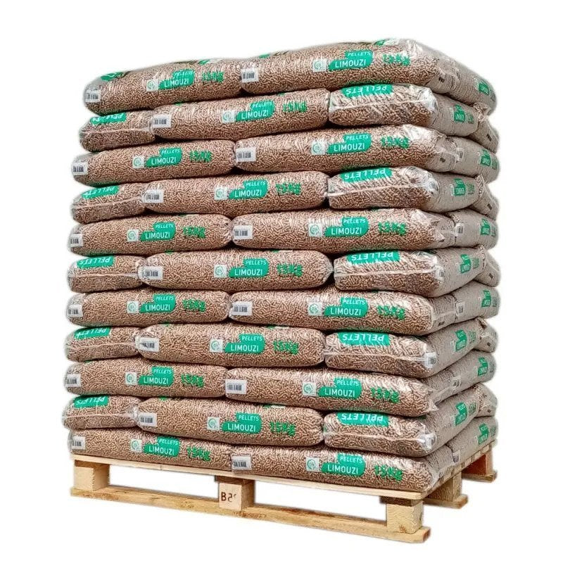 Granulés de bois Limouzi — 66 sacs de 15 Kg