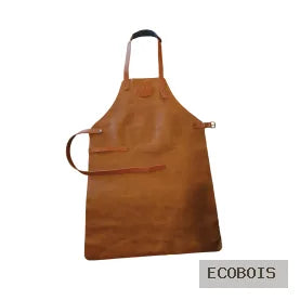 OFYR TABLIER EN CUIR MARRON