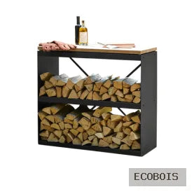 OFYR WOOD STORAGE BLACK DRESSOIR