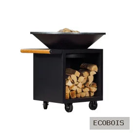 Plancha à bûches OFYR CLASSIC STORAGE BLACK 100 PRO